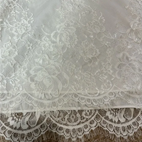 Sam Edelman white lace zip up tank top size S-NWT - Picture 8 of 11